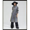 New Casual Mulheres Long Trench Revestimento